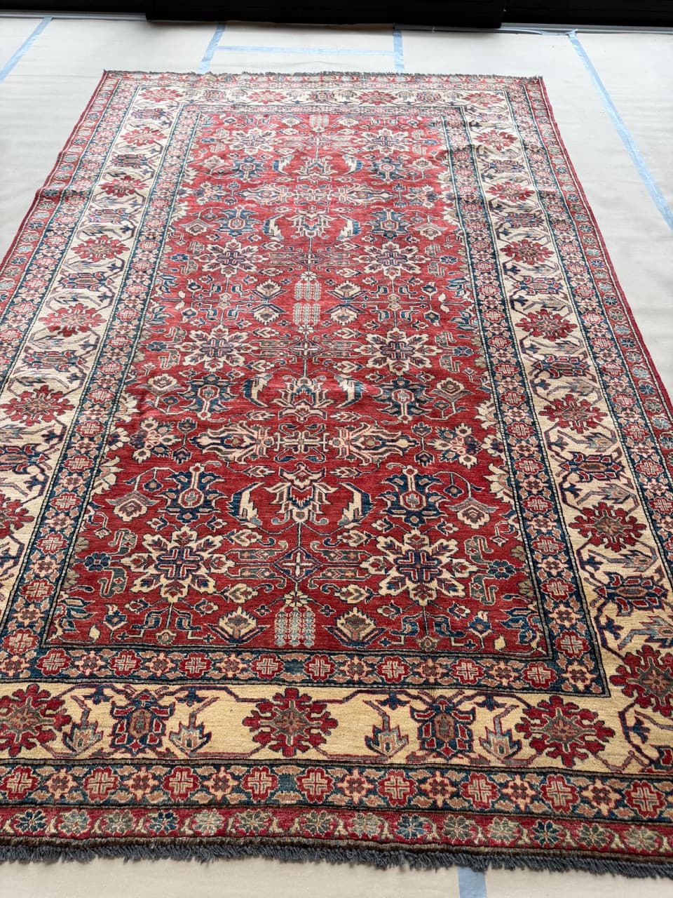 Dywan Ziegler, czerwony, wełna, Pakistan - 171359