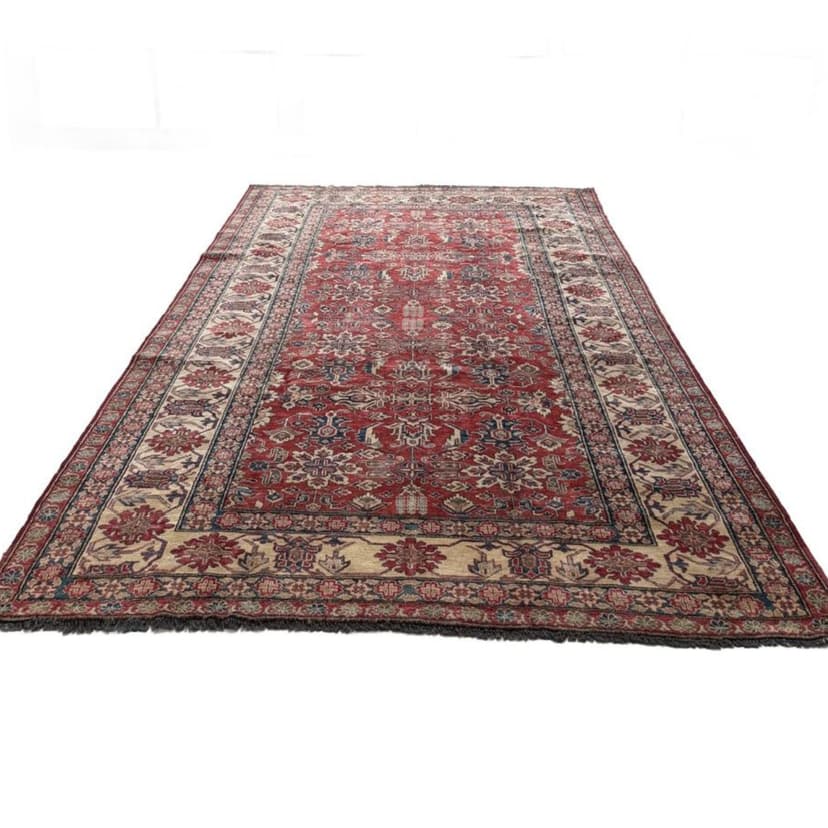 Rug Ziegler, red wool, Pakistan