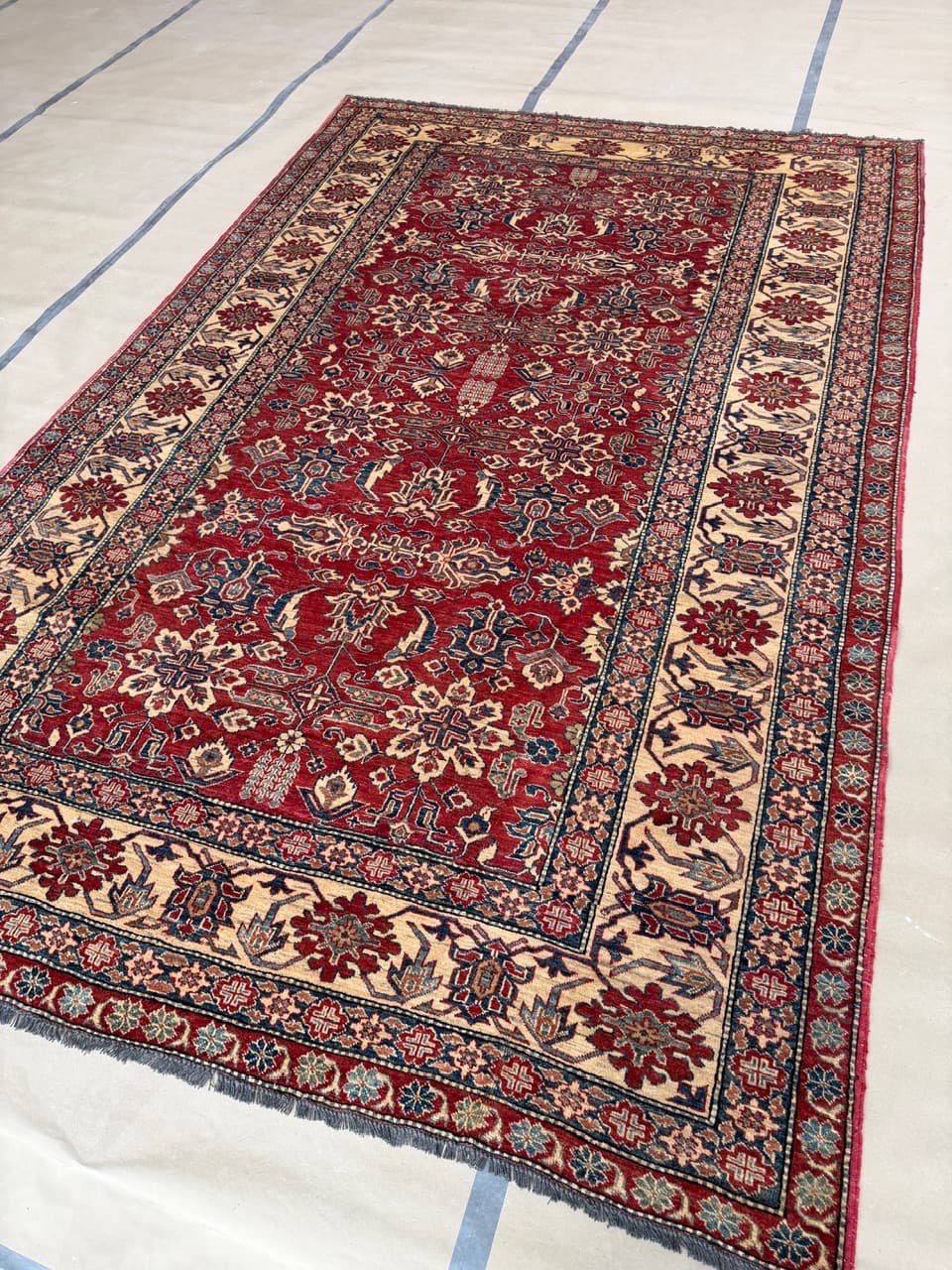 Dywan Ziegler, czerwony, wełna, Pakistan - 171360