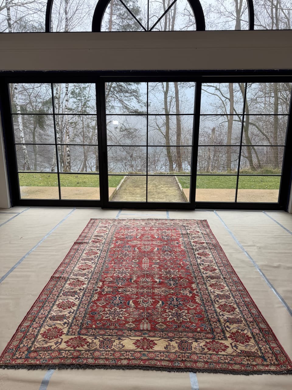 Dywan Ziegler, czerwony, wełna, Pakistan - 171364