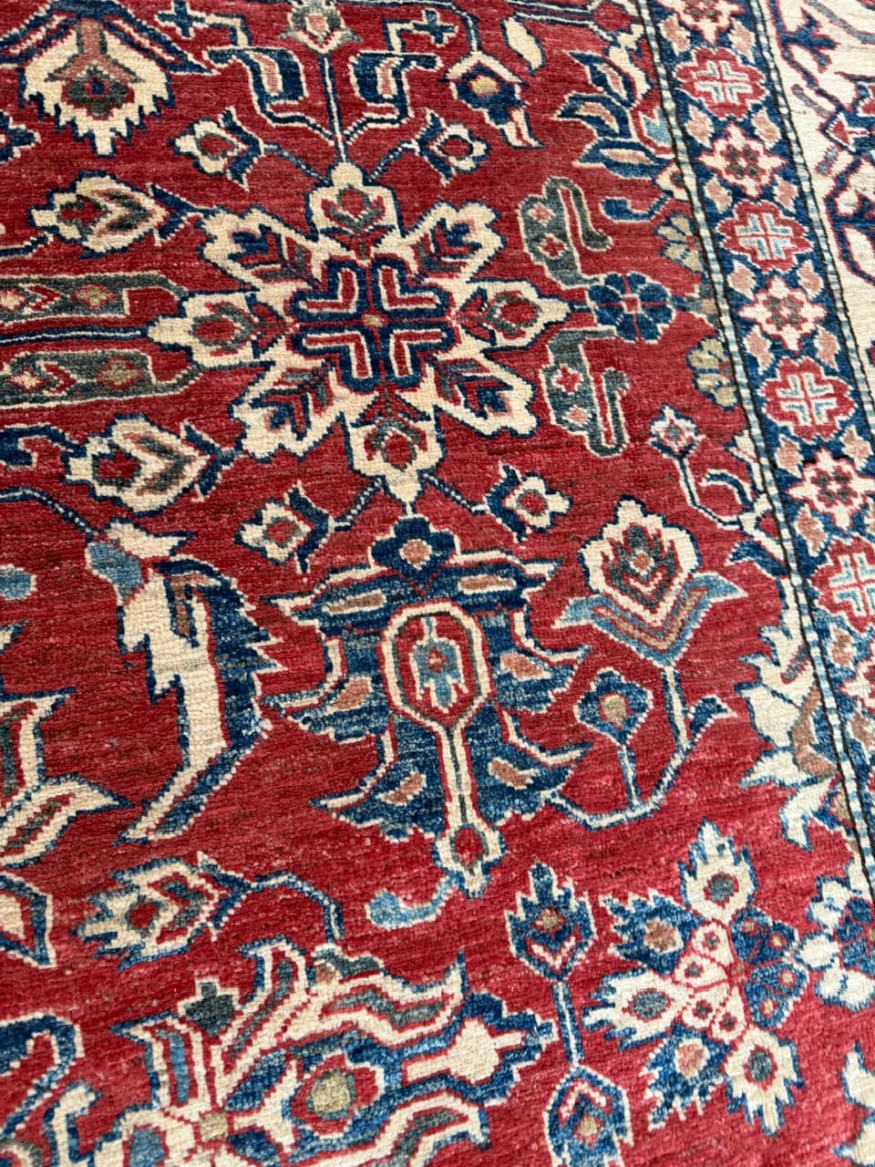 Dywan Ziegler, czerwony, wełna, Pakistan - 171362