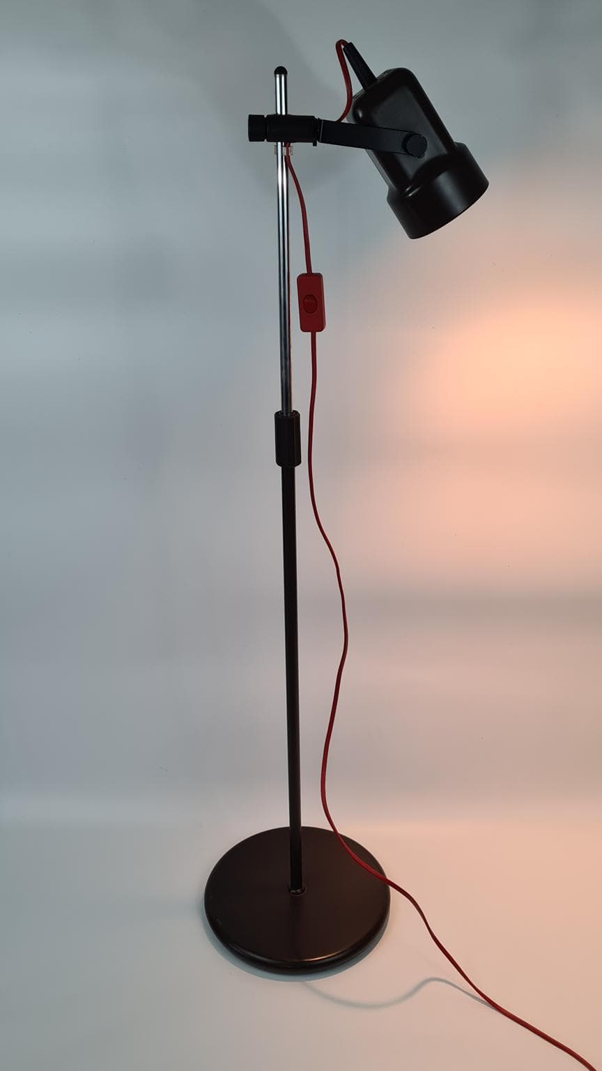 Lampa podłogowa z ruchomym reflektorem w stylu vintage, lata 70 - 171443