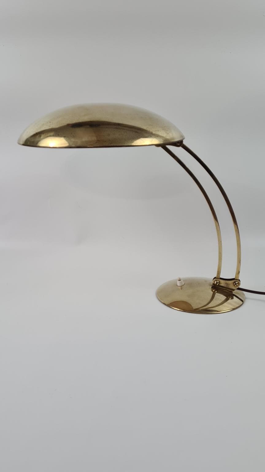 Lampa biurkowa Kaiser Idell Brass Christian Dell Niemcy - 171458