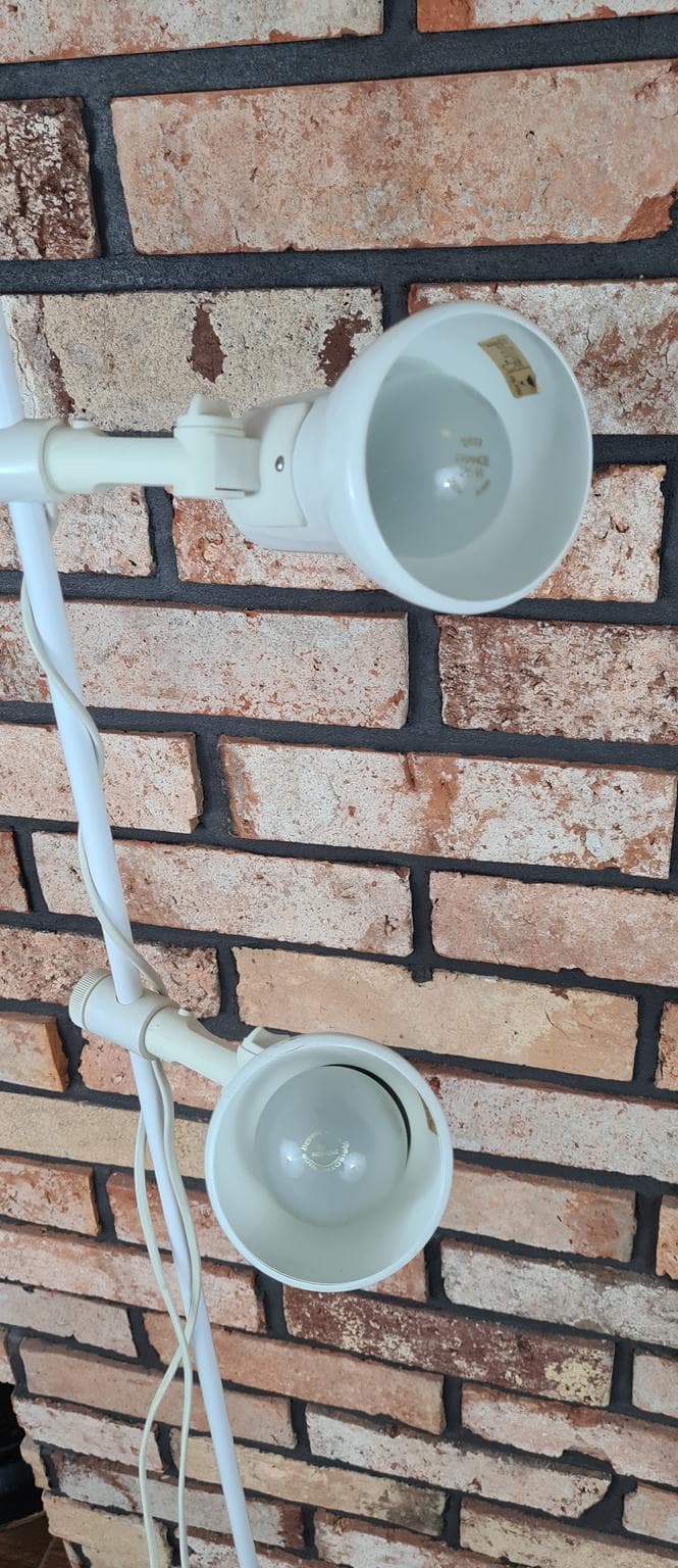 Lampa podłogowa (stojąca) z podwójnym oświetleniem, lata 70 - 171502