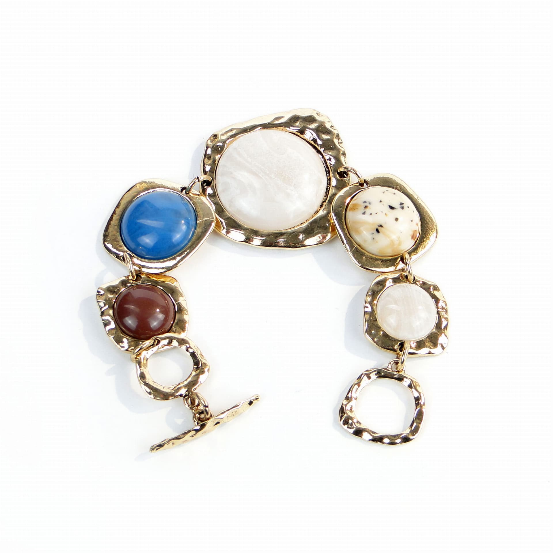 Bransoletka złota, mosiądz, lata 90.