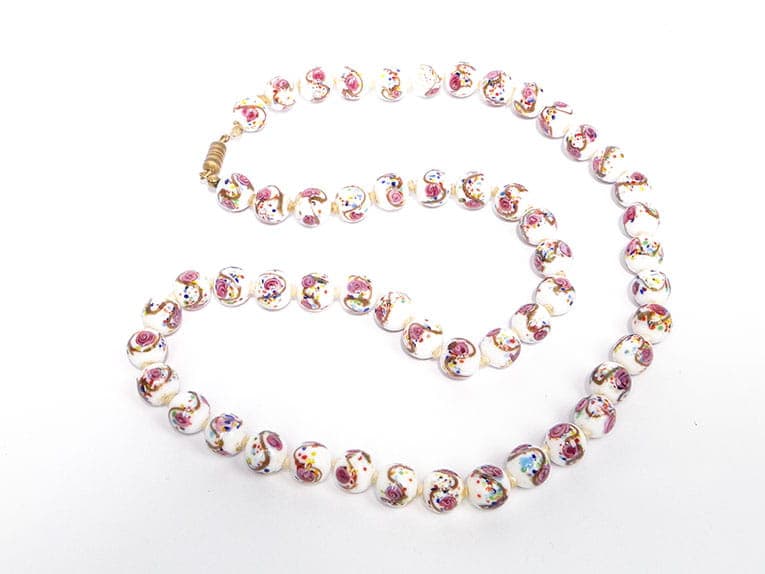 Naszyjnik, Murano, multikolor, szkło, Włochy, lata 60. - 171671