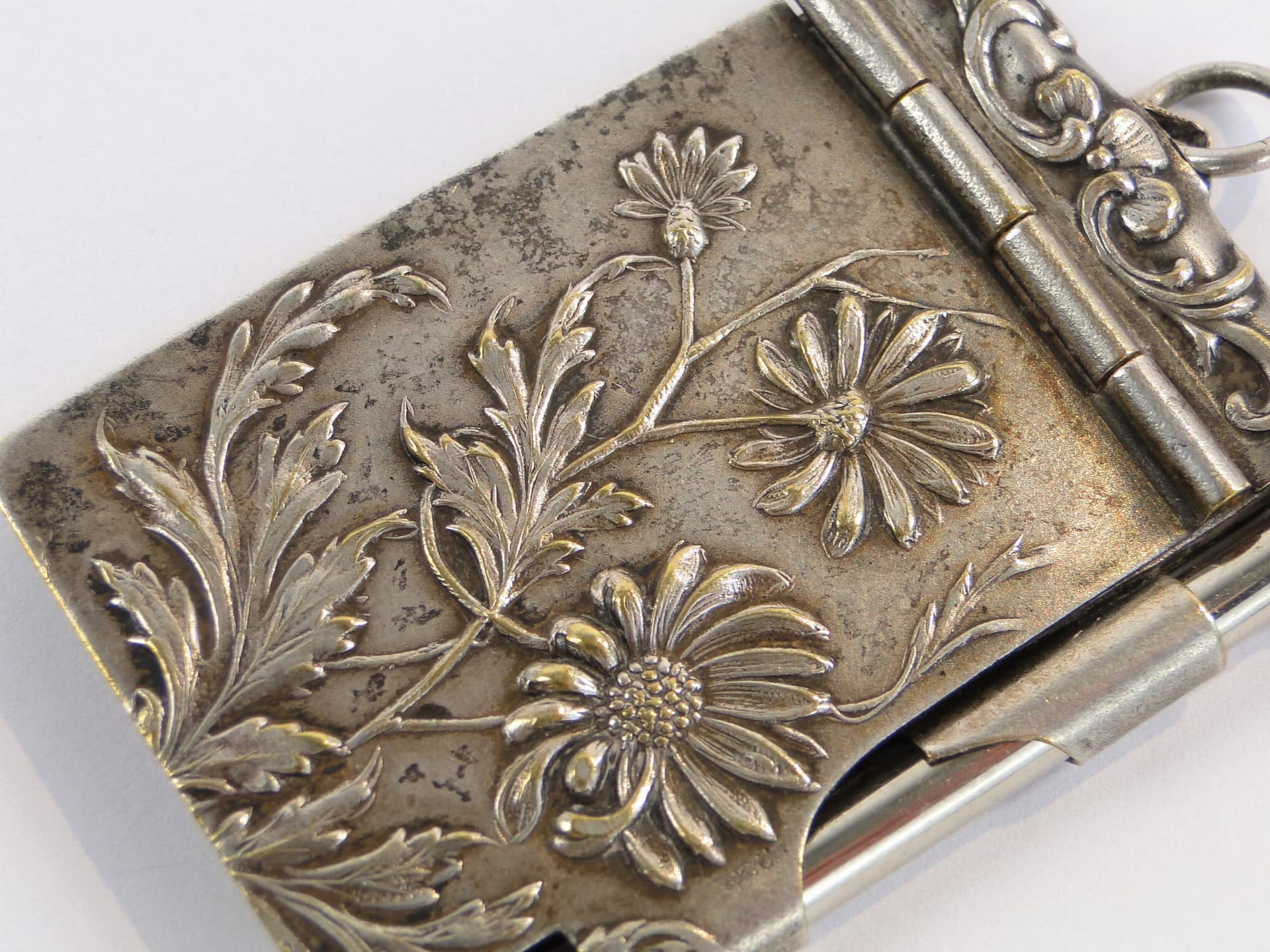 Art Nouveau Dance Card, silver brass, Europe, turn of the 19th and 20th centuries - 171703