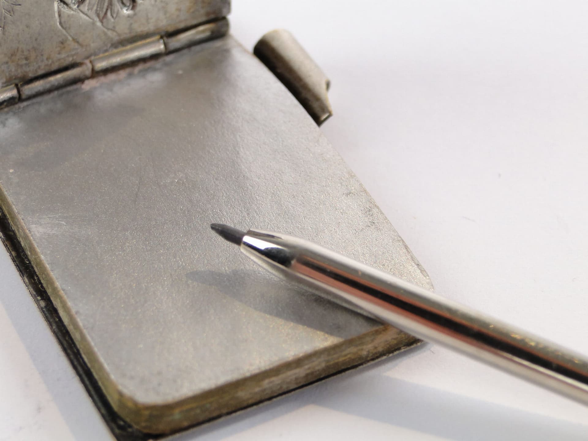 Art Nouveau Dance Card, silver brass, Europe, turn of the 19th and 20th centuries - 171708