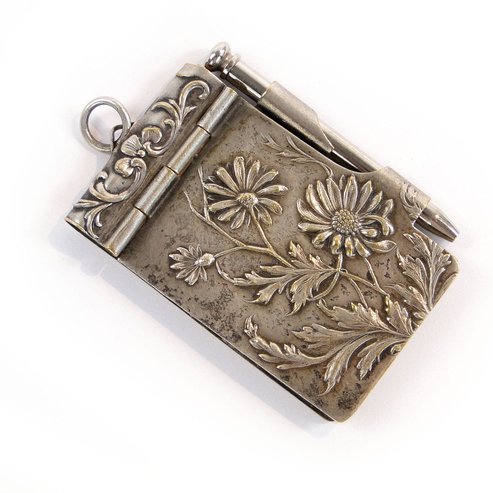 Art Nouveau Dance Card, silver brass, Europe, turn of the 19th and 20th centuries - 171709