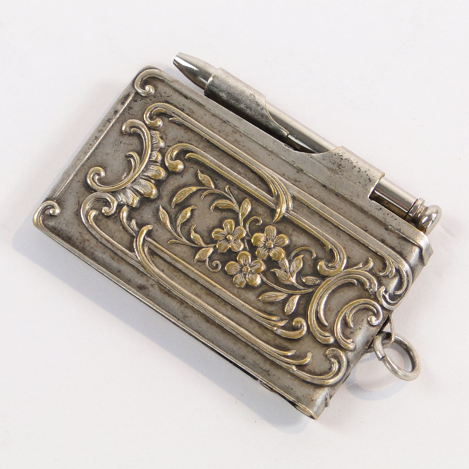Art Nouveau Dance Card, silver brass, Europe, turn of the 19th and 20th centuries - 171706