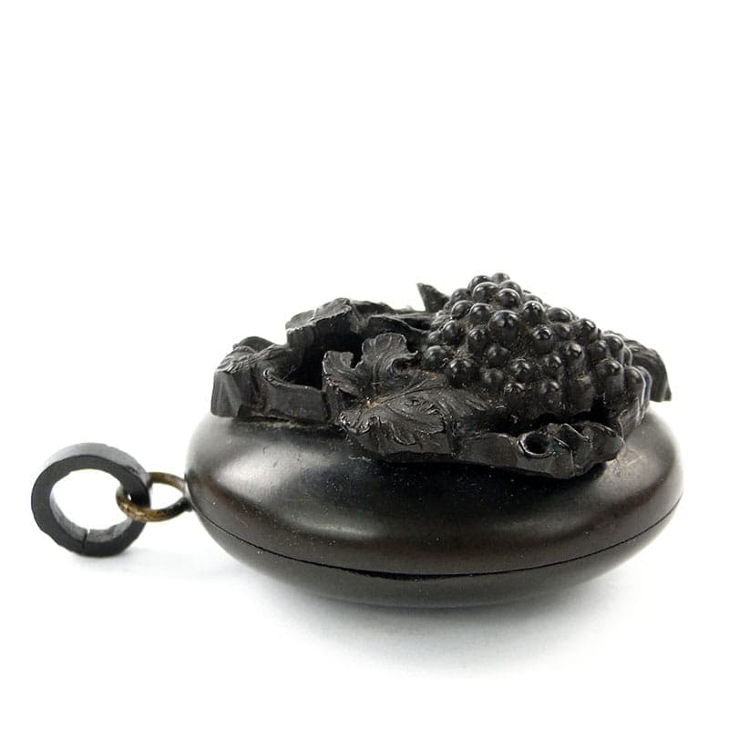 Biedermeier Locket, black ebony, Austria, 19th c. - 171723