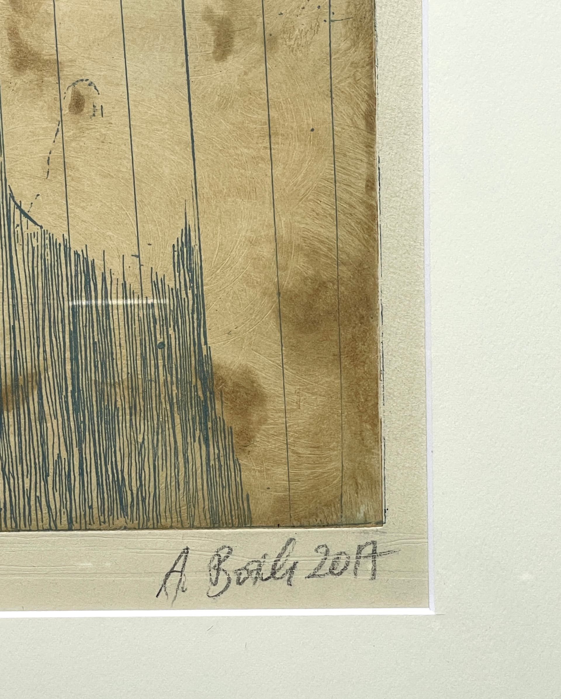 Aleksandra Bożek, grafika artystyczna z cyklu Samoświadomość, sygn. 2017 r. - 171733