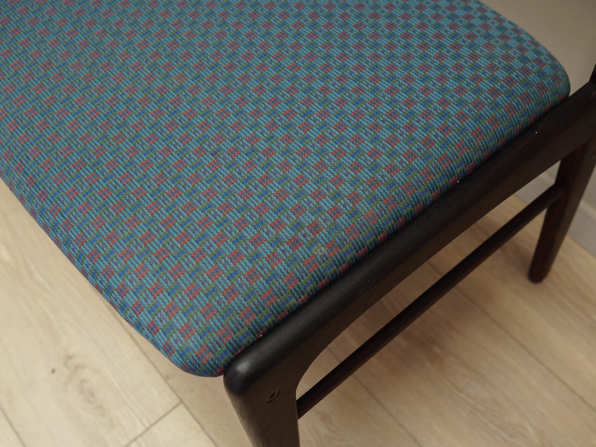 Komplet trzech krzeseł, palisander multikolor, Dania, lata 70. - 171797