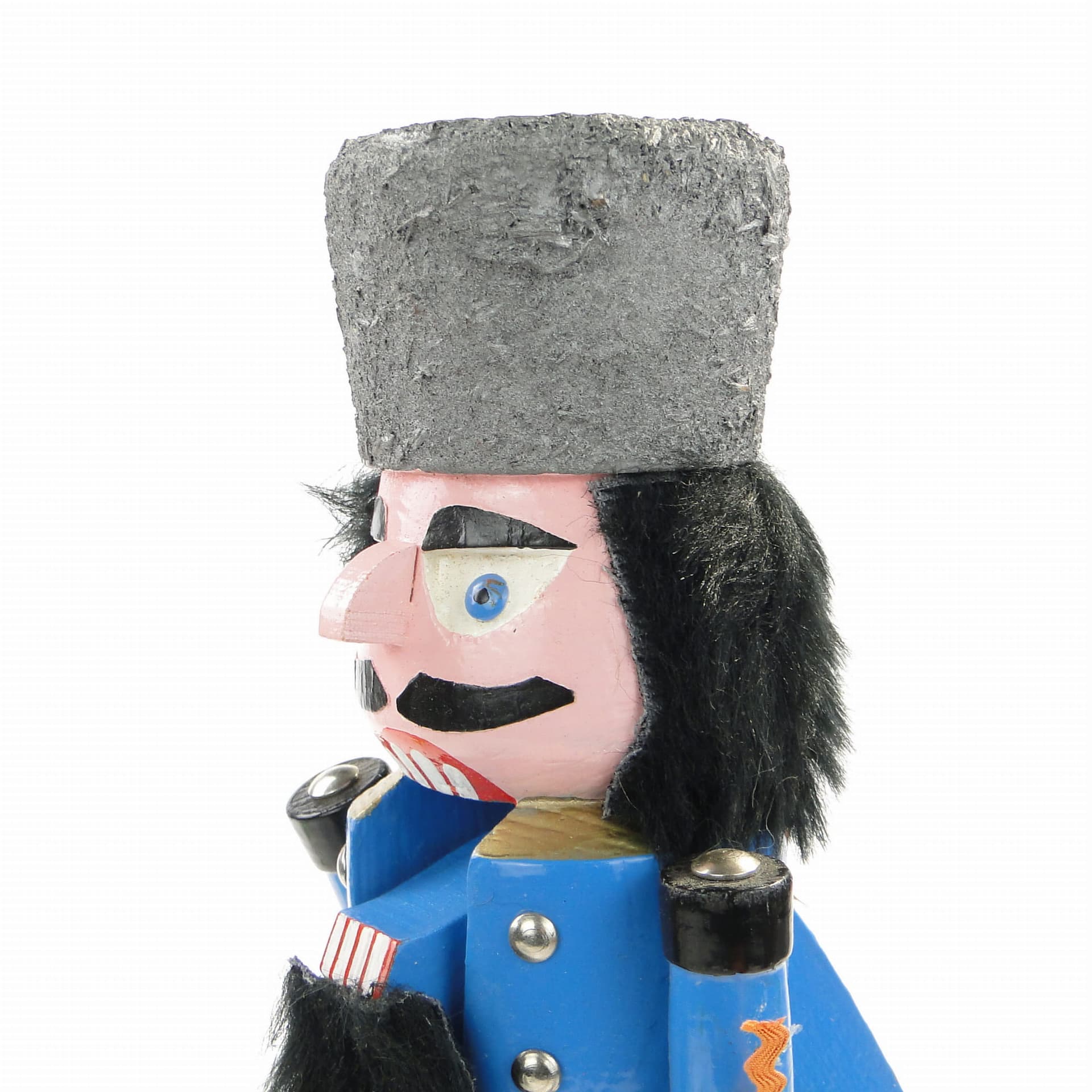 Dziadek do orzechów figuralny, folk, drewno polichromowane multicolor, Austria, lata 60. - 171867