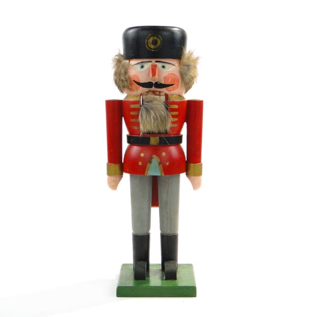 Dziadek do orzechów figuralny, multikolor, drewno polichromowane, Austria, lata 70. - WYMIARY