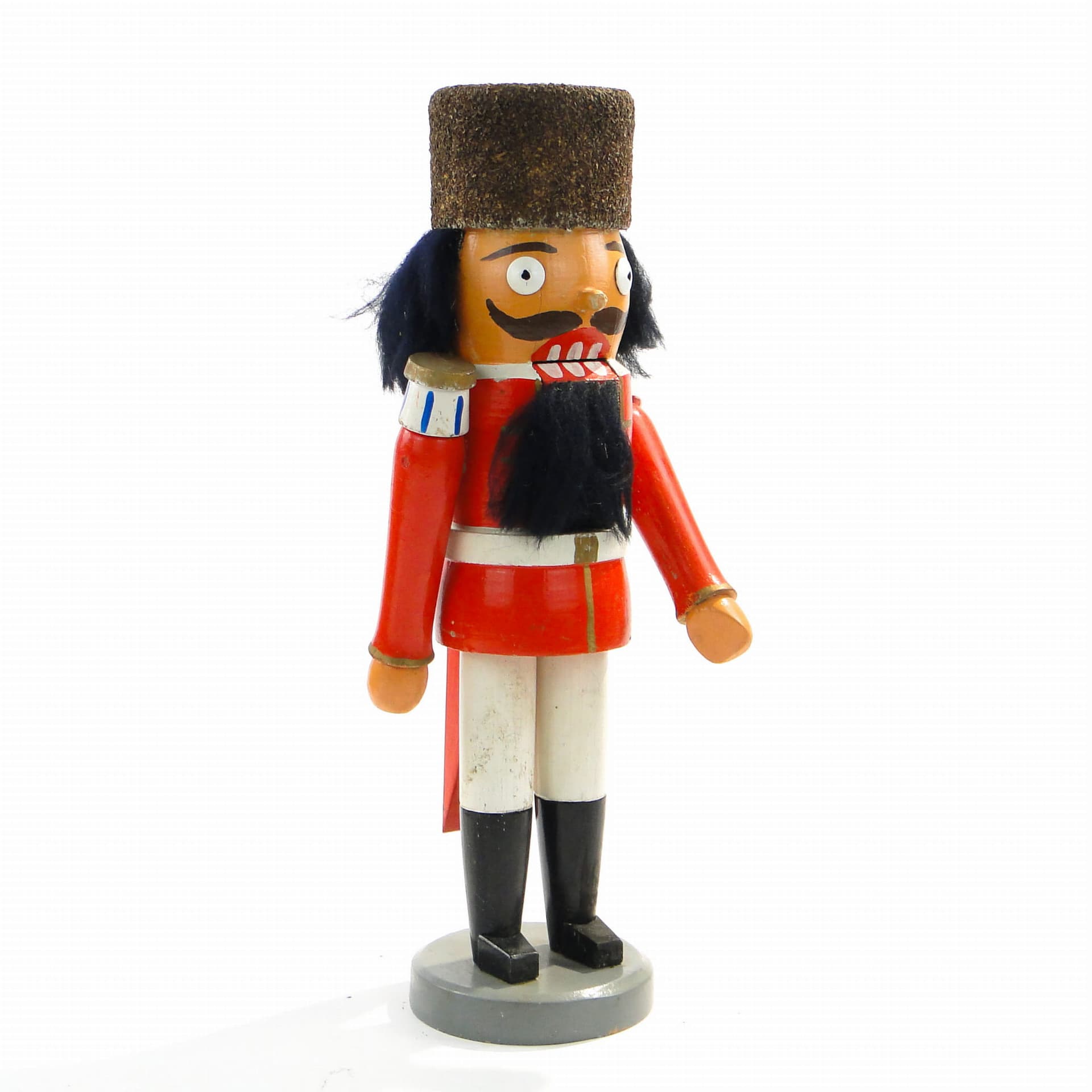 Dziadek do orzechów figuralny, polichromowane drewno, Austria, lata 60. - 171903