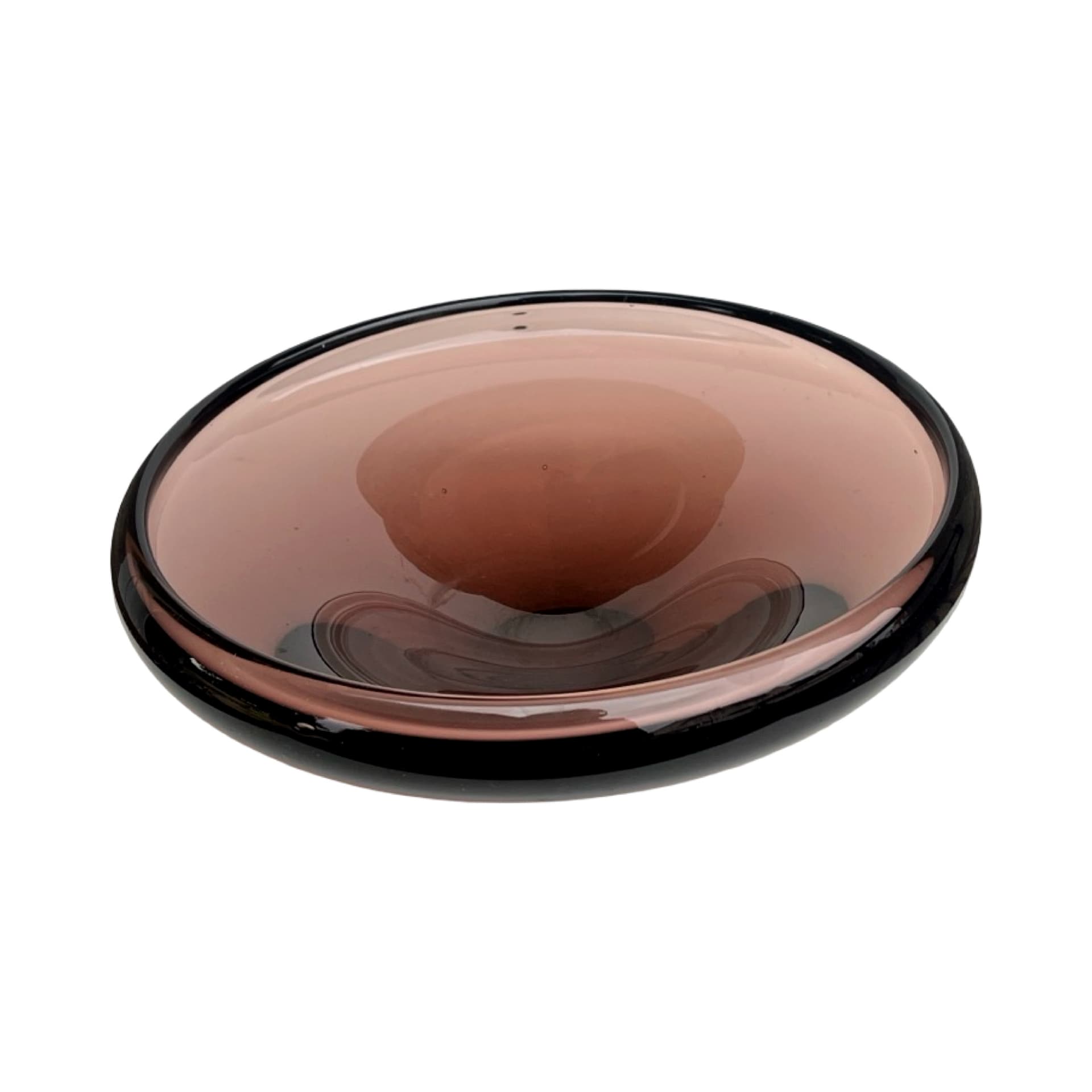 Misa ze szkła ręcznie formowanego proj. M Klinger, Železný Brod Sklo, Czechosłowacja, lata 70. - 172002