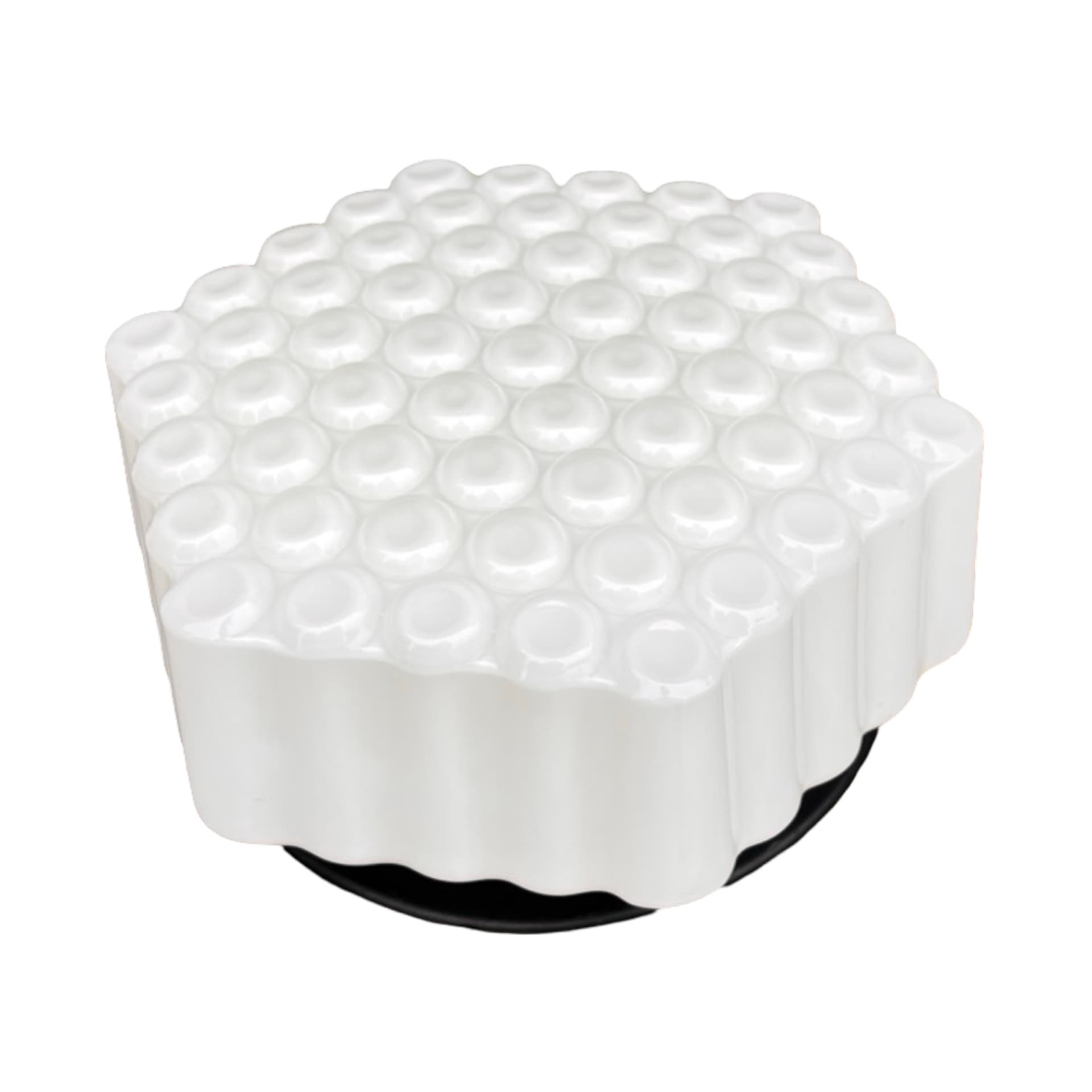 Wall Lamp Plaster Miodu, white glass, Kamenický Šenov, Czech Republic, 1970s.