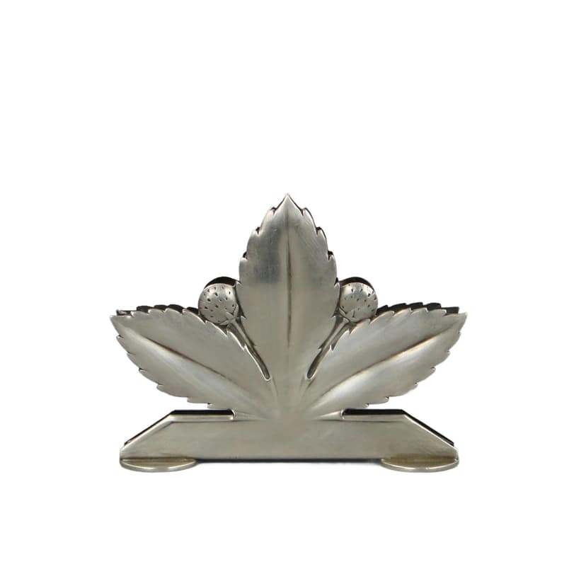 Serwetnik Art déco, srebro, Wellner, Niemcy, lata 30.