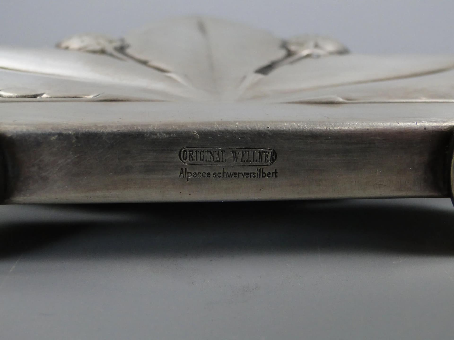 Serwetnik Art déco, srebro, Wellner, Niemcy, lata 30. - 11455