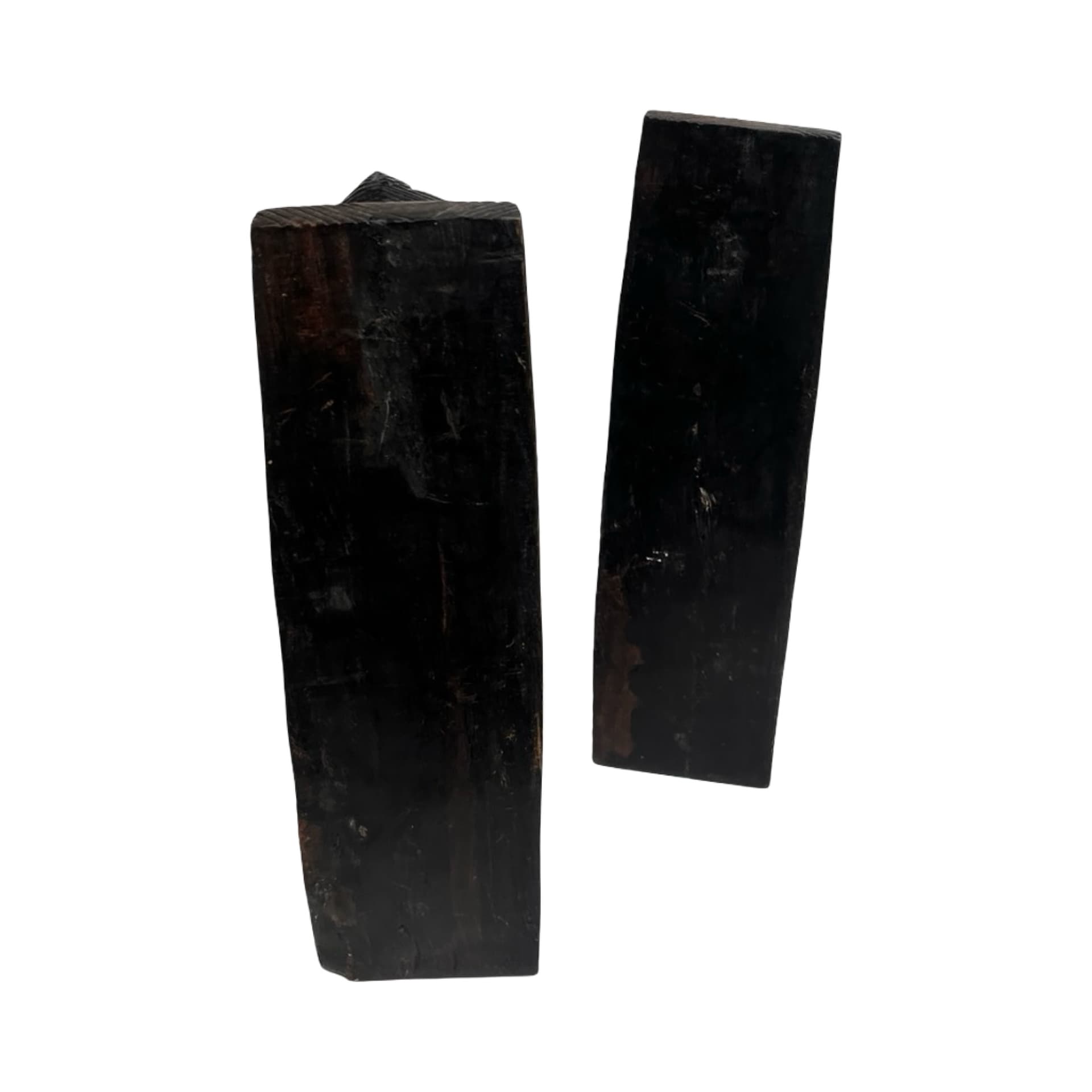 Podpórki pod książki – Kenia, heban, lata 70. Handmade - 172109