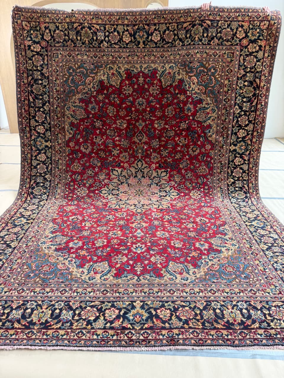 Rug Keshan, red, wool, Iran - 172164