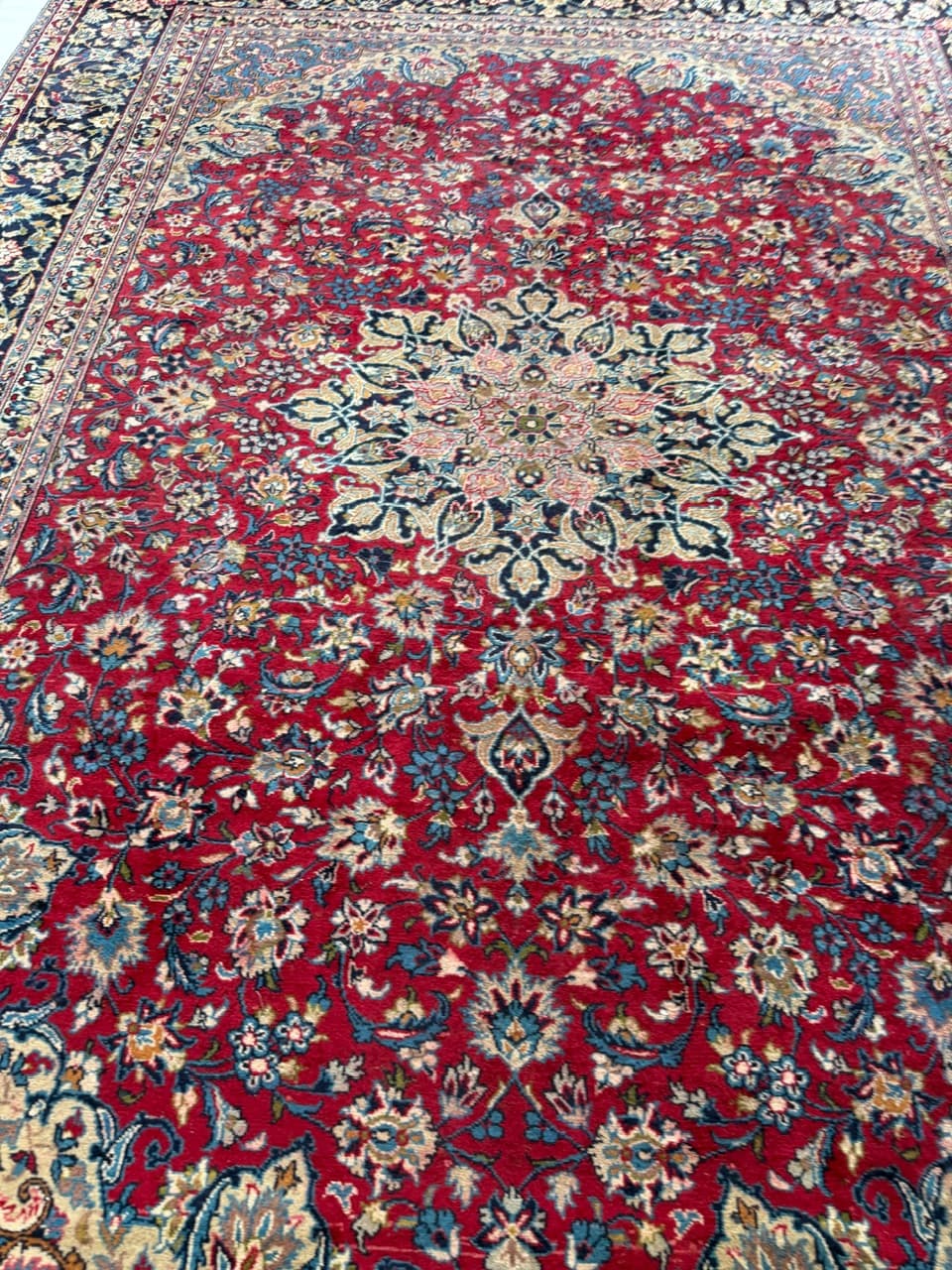Rug Keshan, red, wool, Iran - 172159