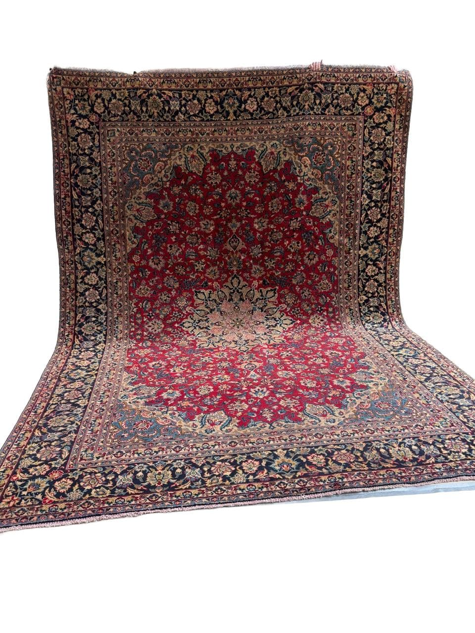 Rug Keshan, red, wool, Iran