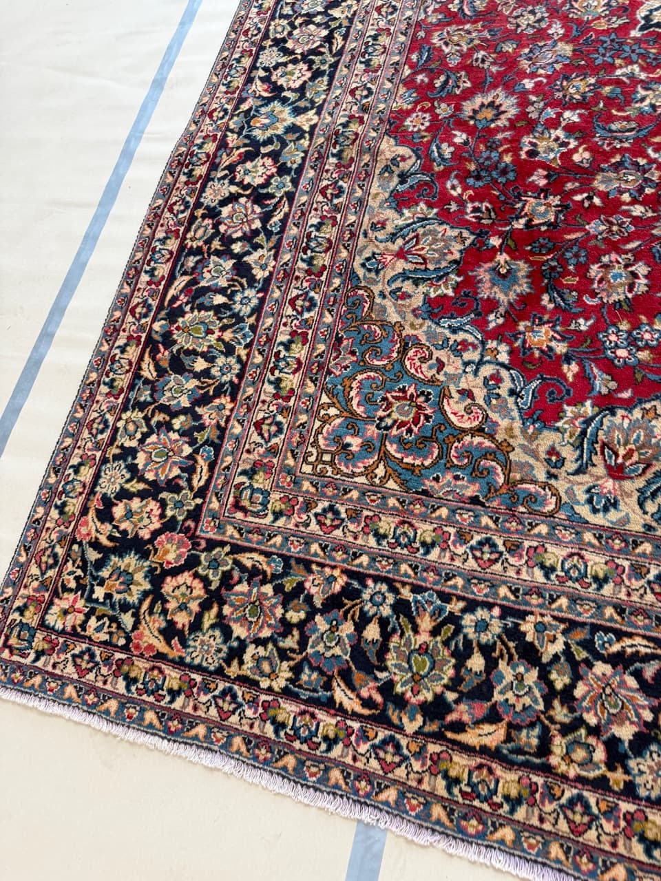 Rug Keshan, red, wool, Iran - 172158