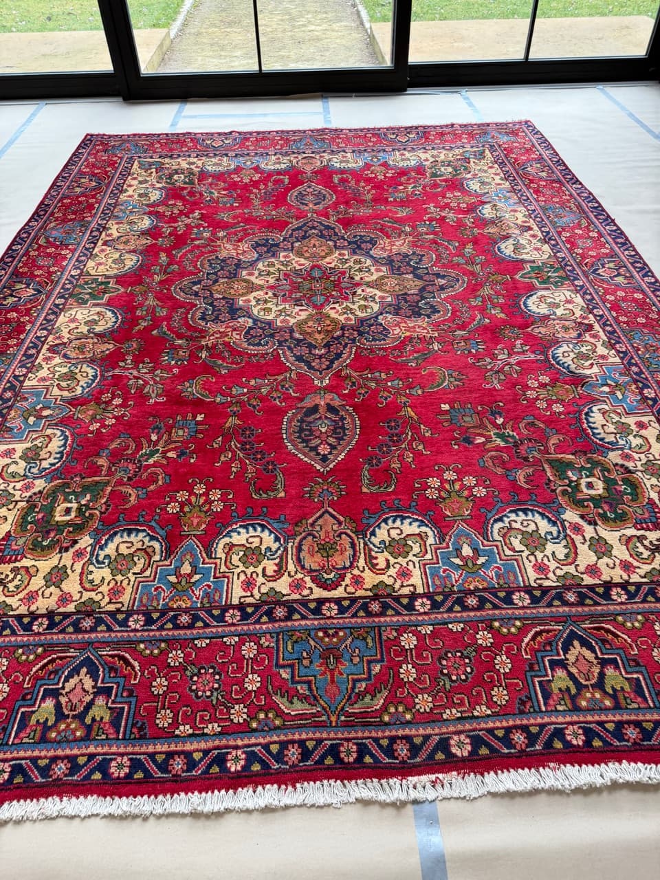 Rug Keshan, red, wool, Iran - 172190