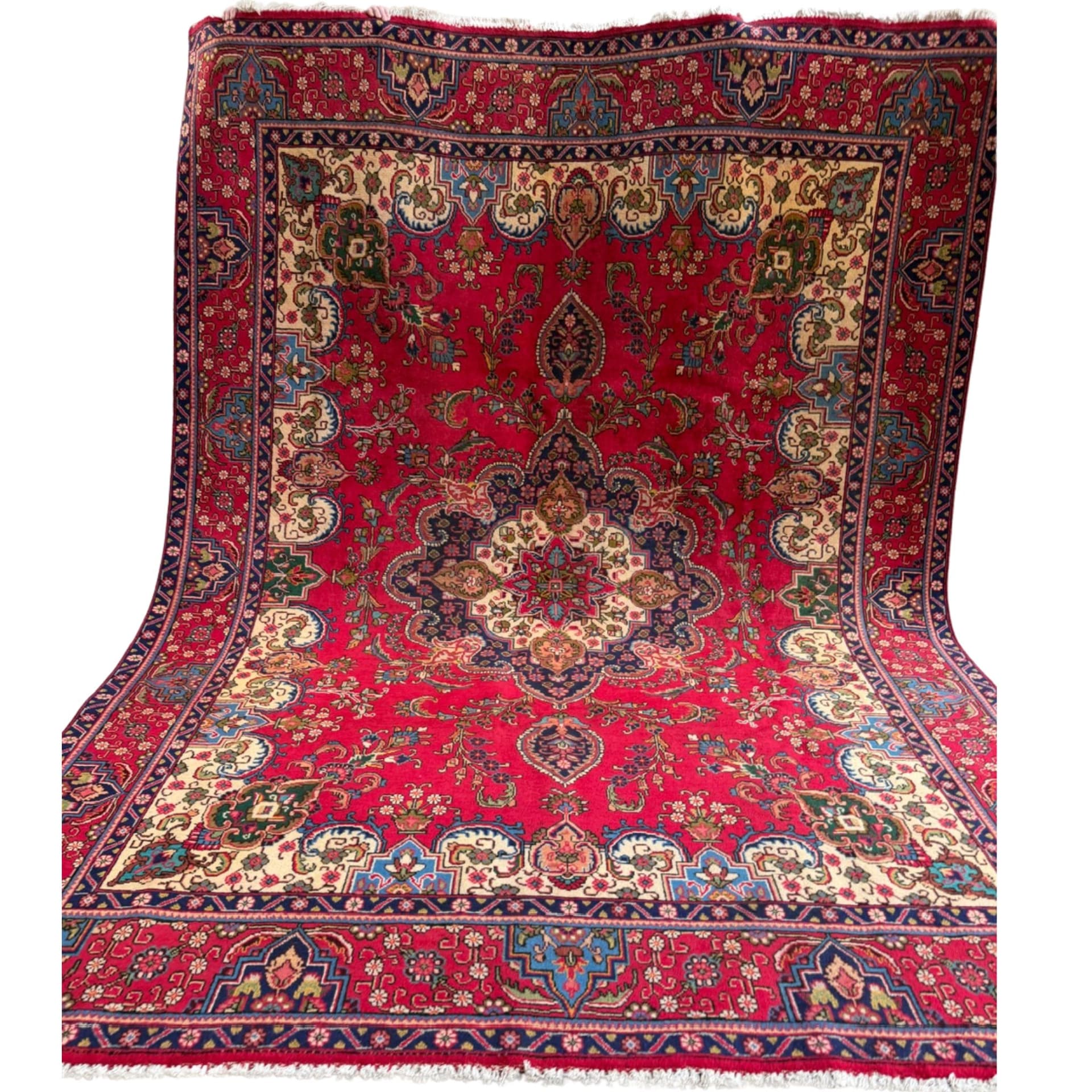 Rug Keshan, red, wool, Iran