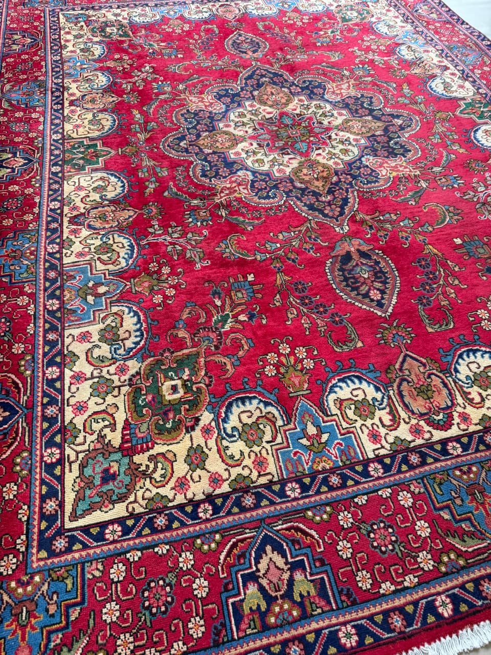 Rug Keshan, red, wool, Iran - 172191