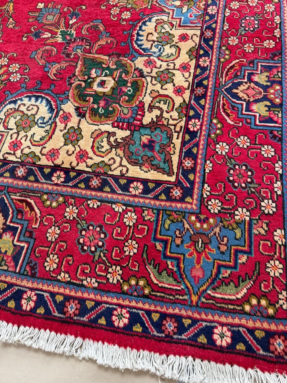 Rug Keshan, red, wool, Iran - 172189