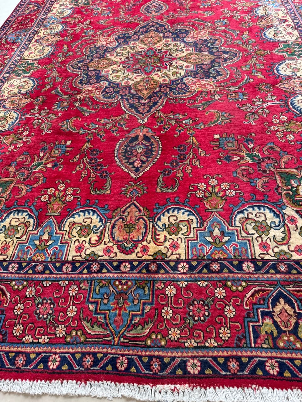 Rug Keshan, red, wool, Iran - 172194