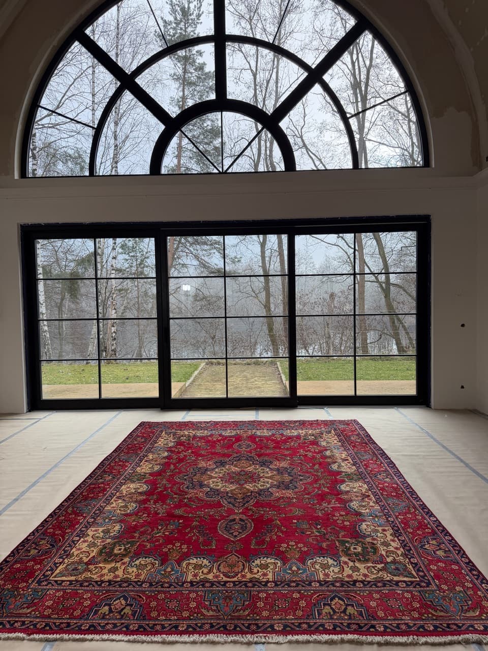 Rug Keshan, red, wool, Iran - 172188