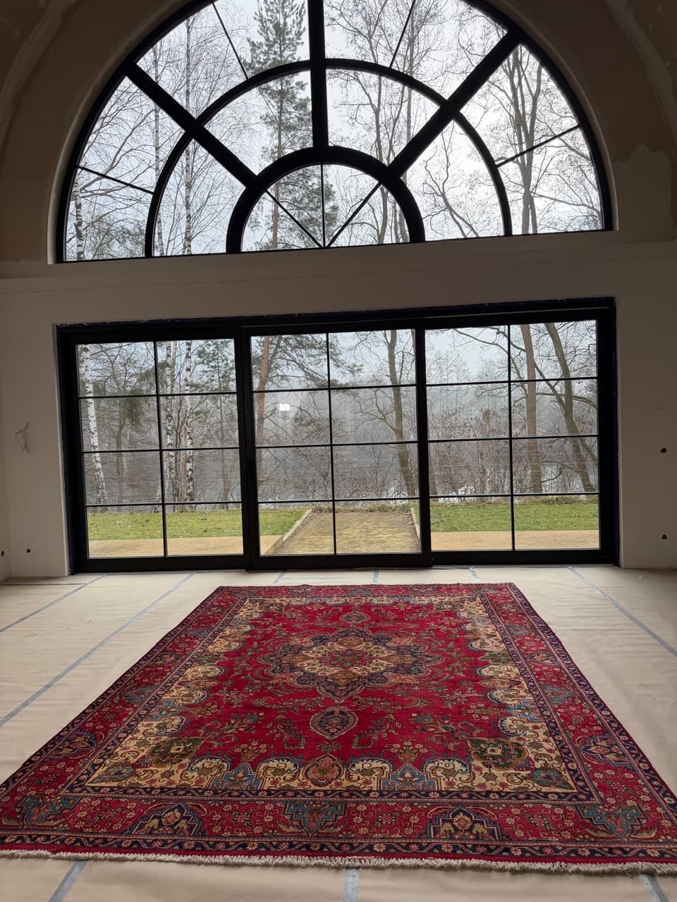 Rug Keshan, red, wool, Iran - 172186