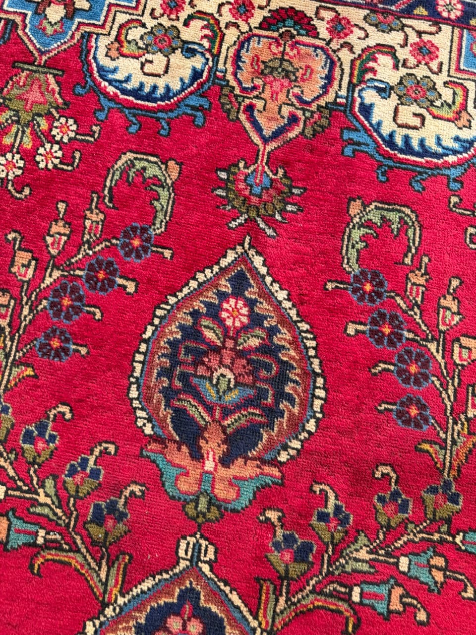 Rug Keshan, red, wool, Iran - 172199