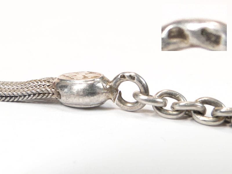 Pocket Watch Chain Biedermeier, silver, Austria, 1860s - 172287