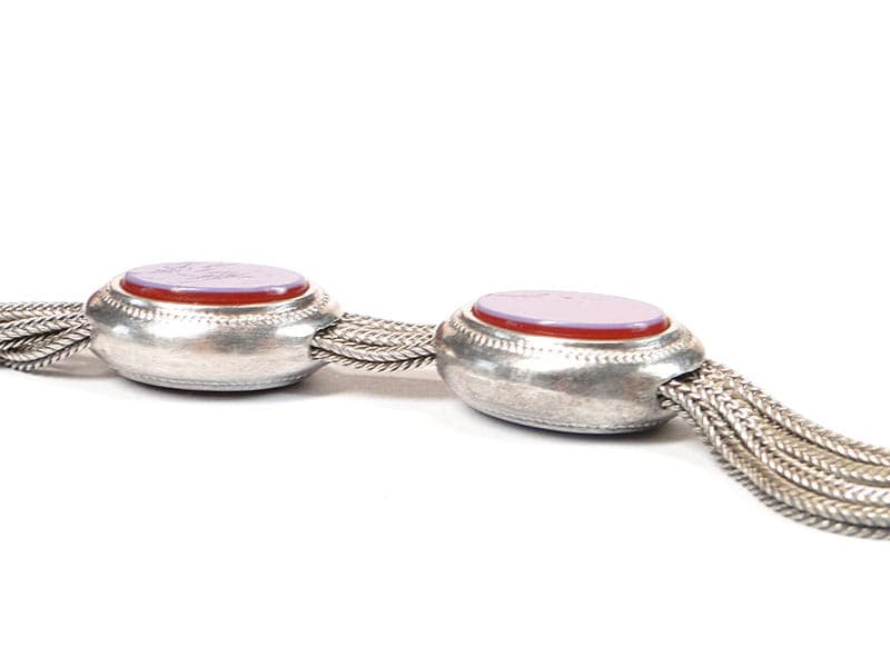 Pocket Watch Chain Biedermeier, silver, Austria, 1860s - 172288