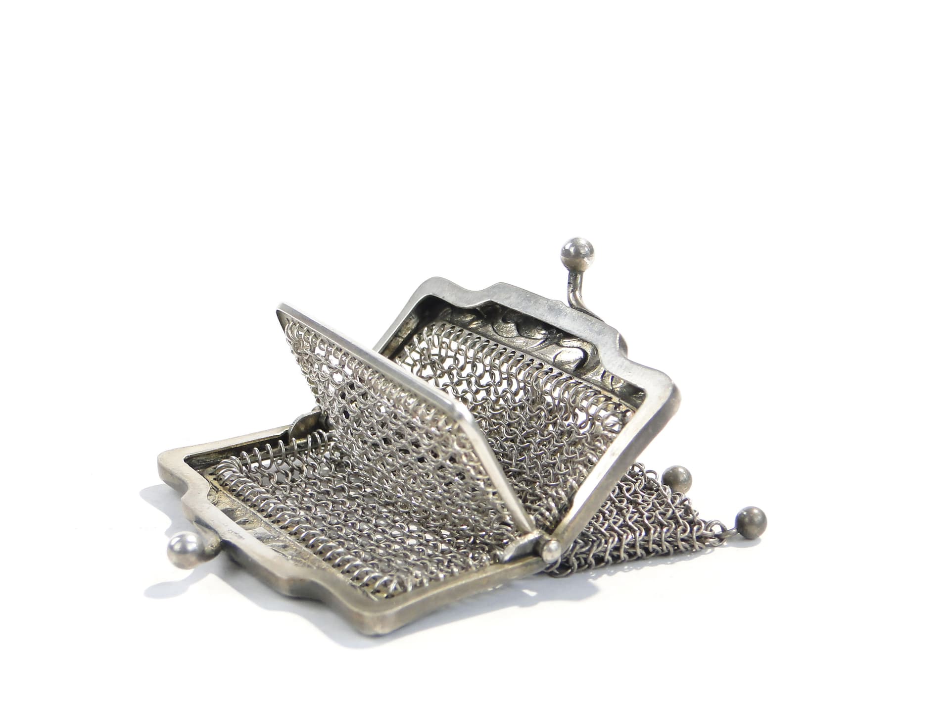 Coin Purse, Neo-Baroque, Silver, France, 19th c. - 172345