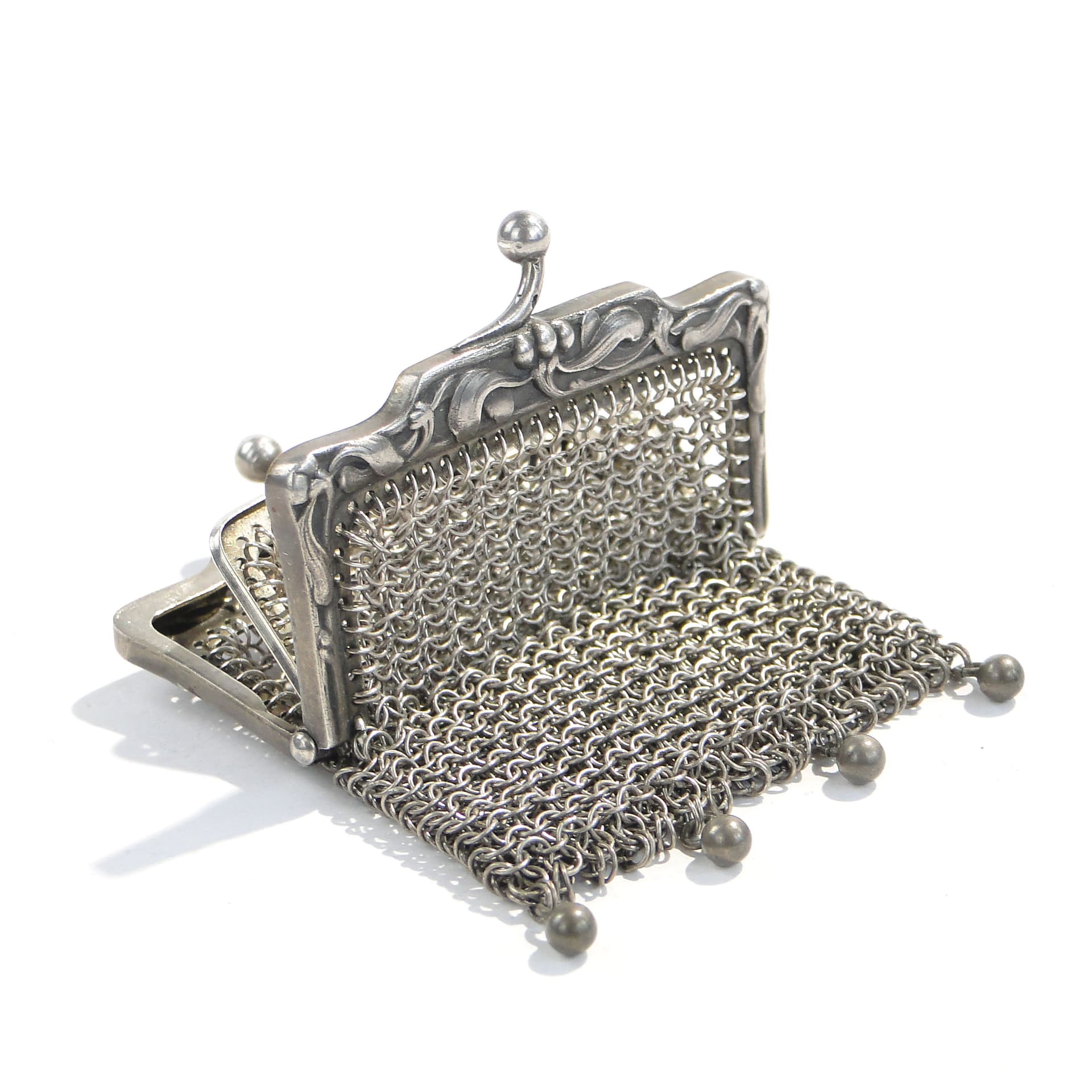 Coin Purse, Neo-Baroque, Silver, France, 19th c. - 172341
