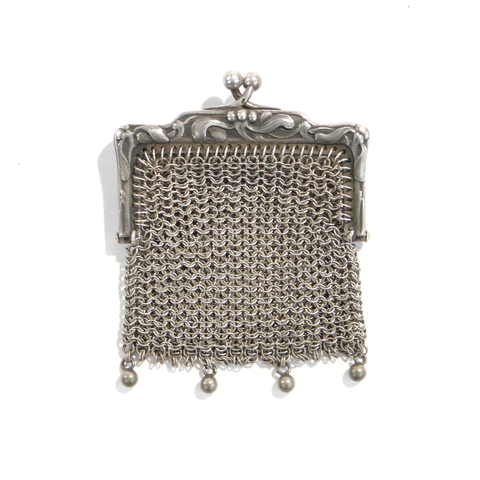 Coin Purse, Neo-Baroque, Silver, France, 19th c.