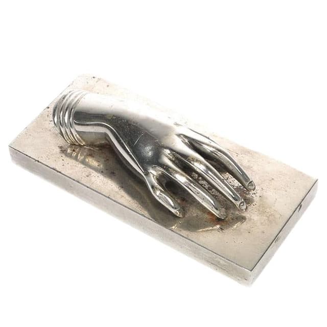 Paperweight, Art Nouveau, silver, metal, Austria, early 20th c. - DIMENSION