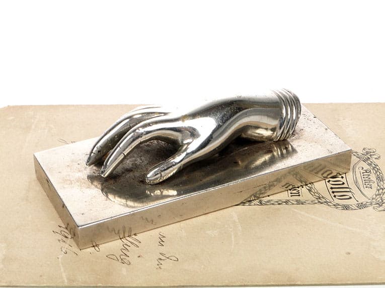 Paperweight, Art Nouveau, silver, metal, Austria, early 20th c. - 172356