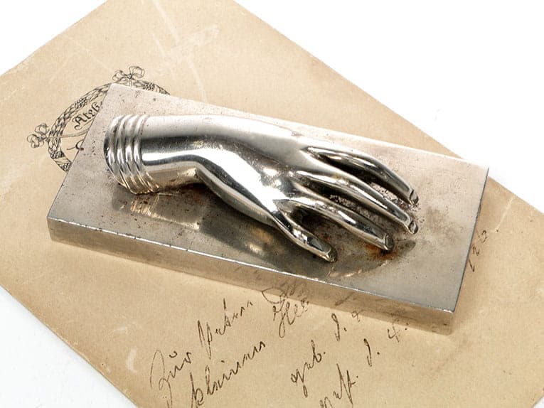 Paperweight, Art Nouveau, silver, metal, Austria, early 20th c. - 172358