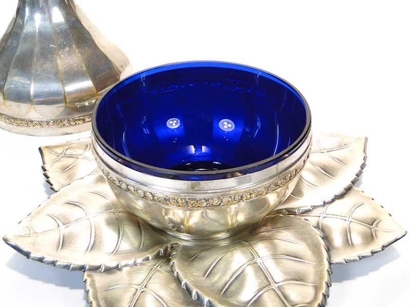 Bonbonniere Pear, silver brass, Sandrik, Slovakia, 1920s. - 172409