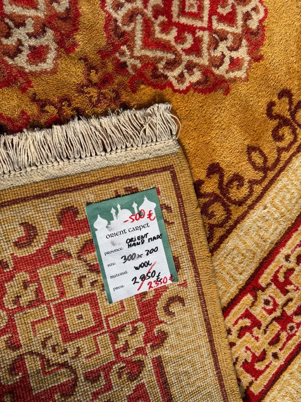 Dywan Perski Wełniany Kaszmirowy Indo Mir Herati - 172641