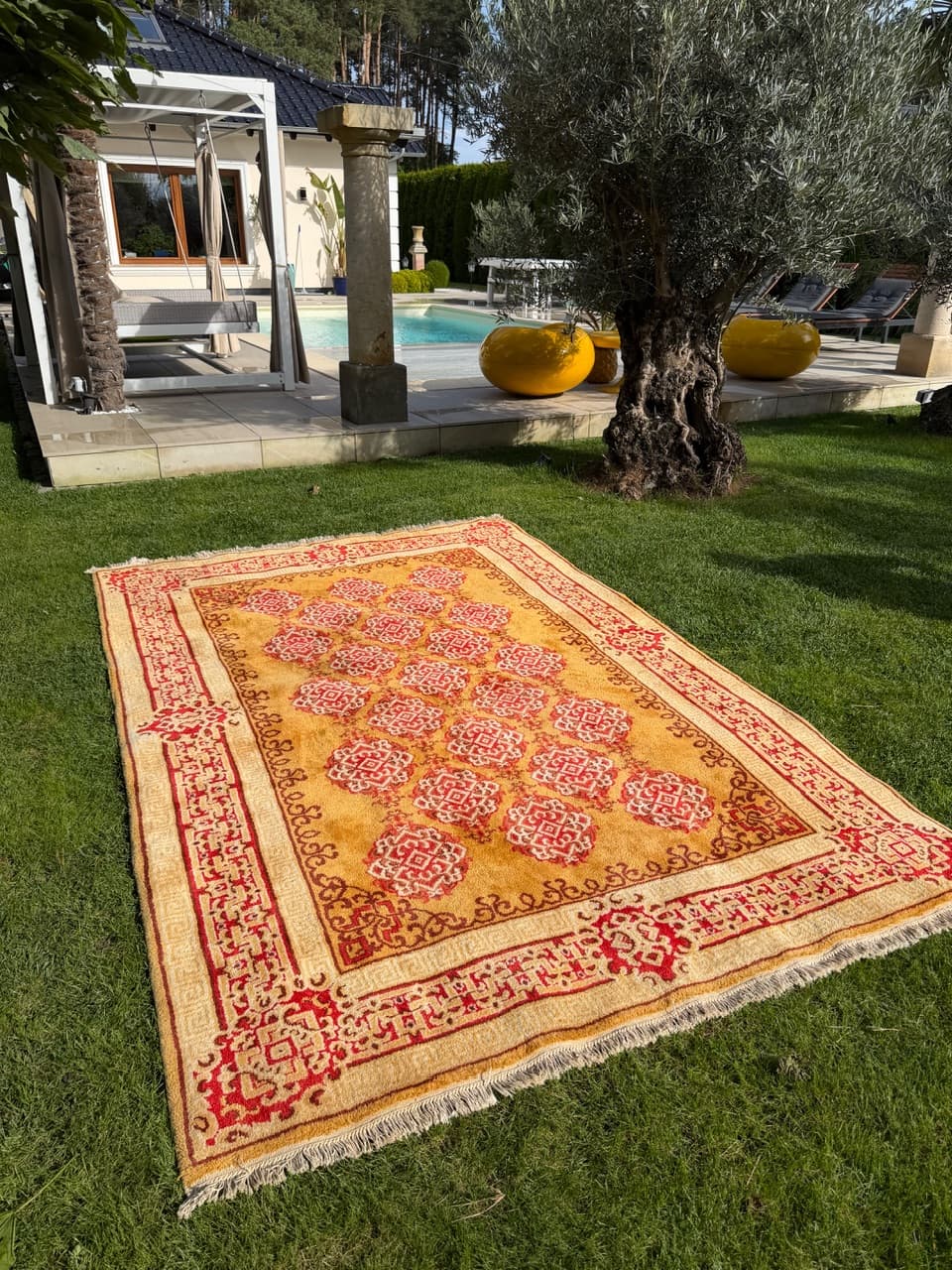 Dywan Perski Wełniany Kaszmirowy Indo Mir Herati - 172637