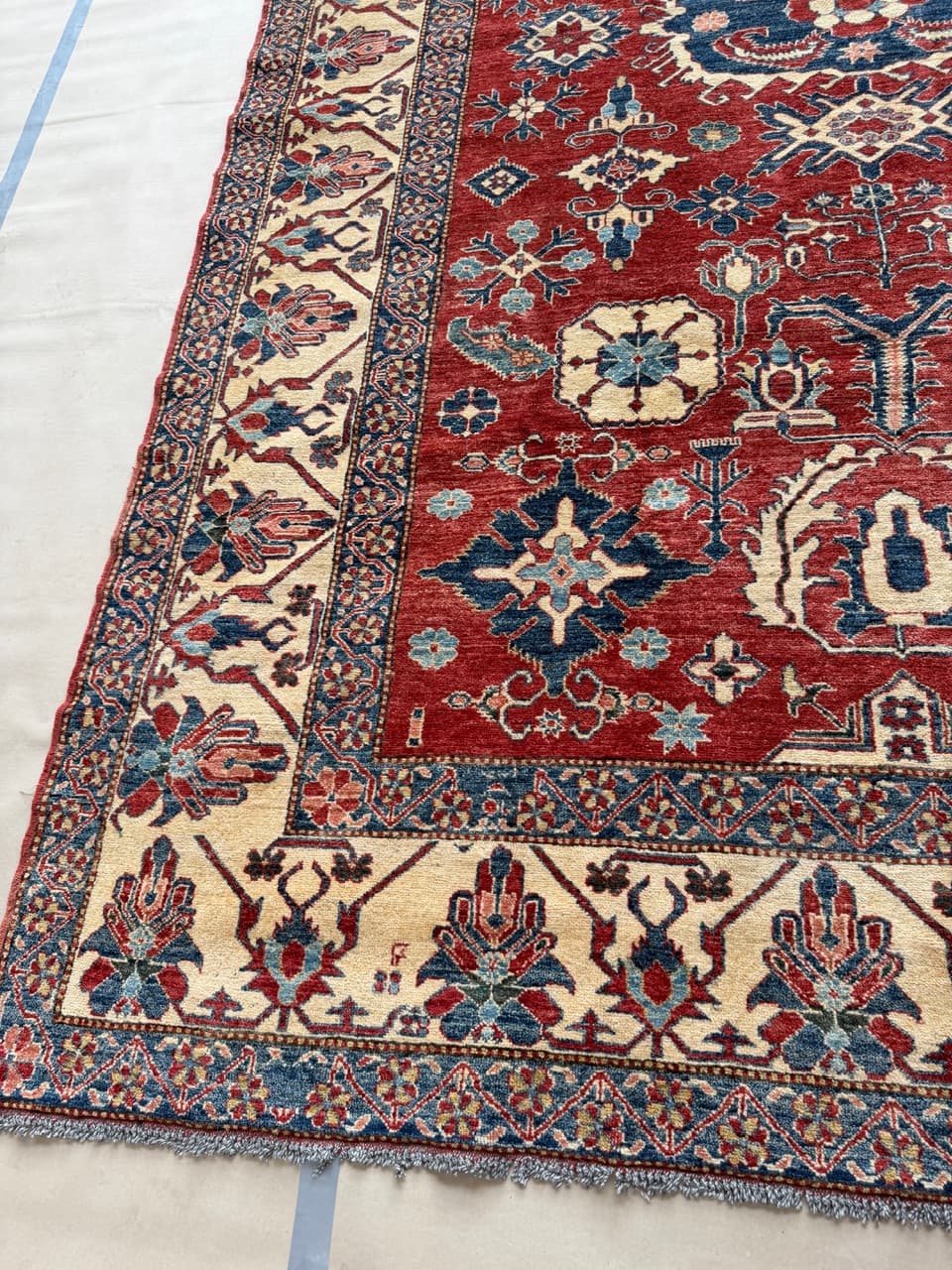 Dywan Ziegler, czerwony, wełna, Pakistan - 172728