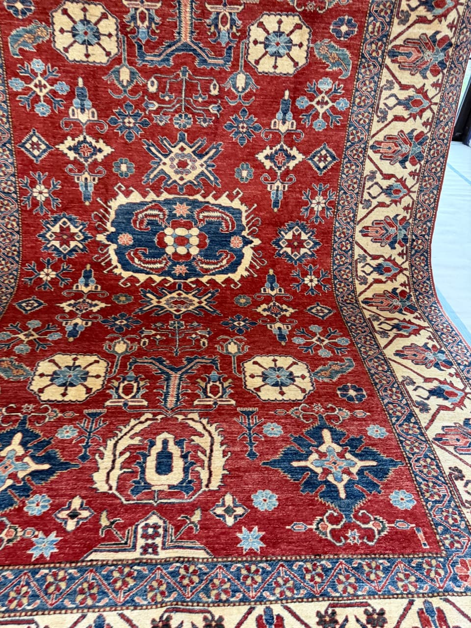 Dywan Ziegler, czerwony, wełna, Pakistan - 172725